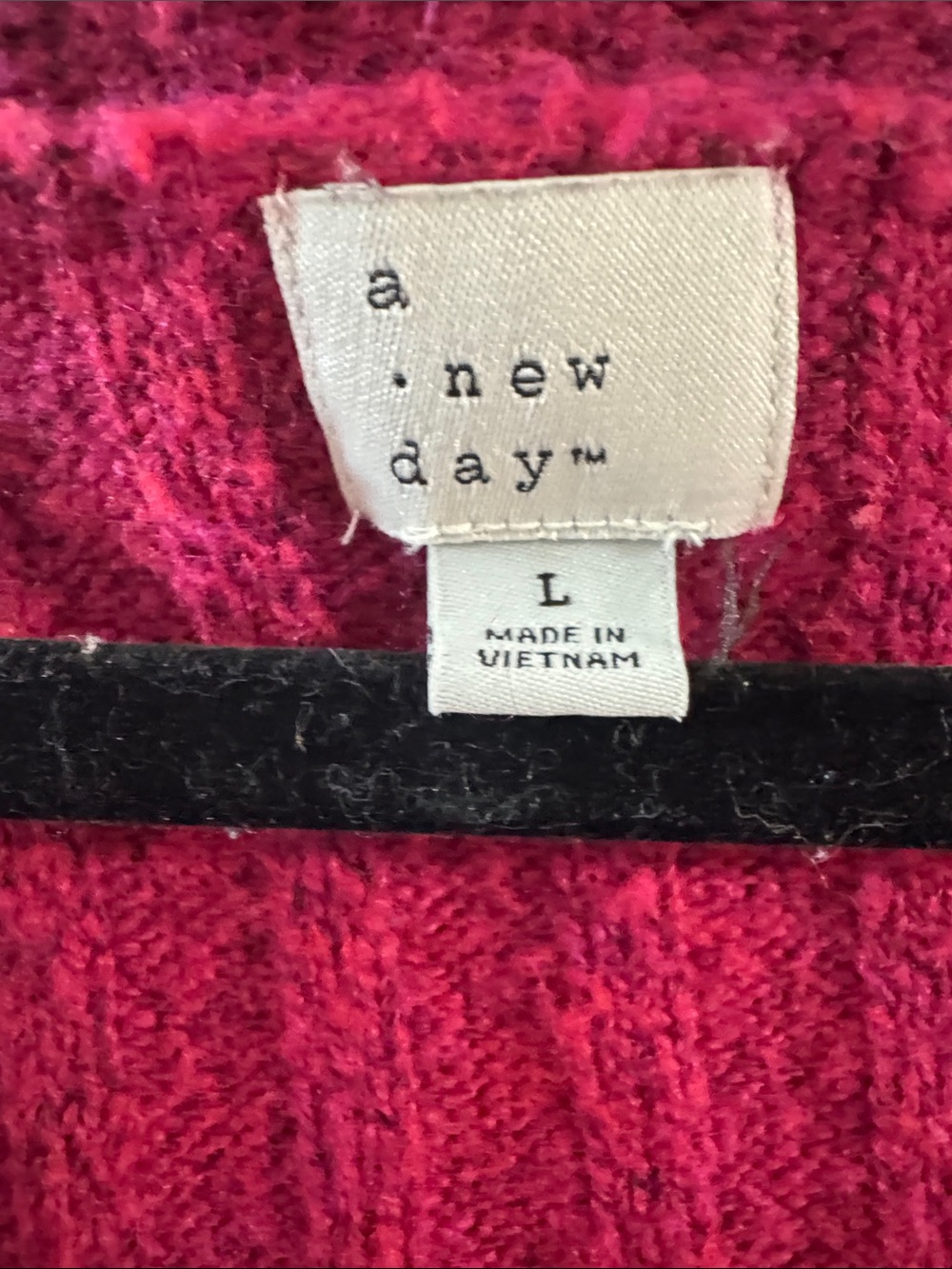 a new day Fuchsia Ribbed Button-Front Cardigan - Picture 2 of 2